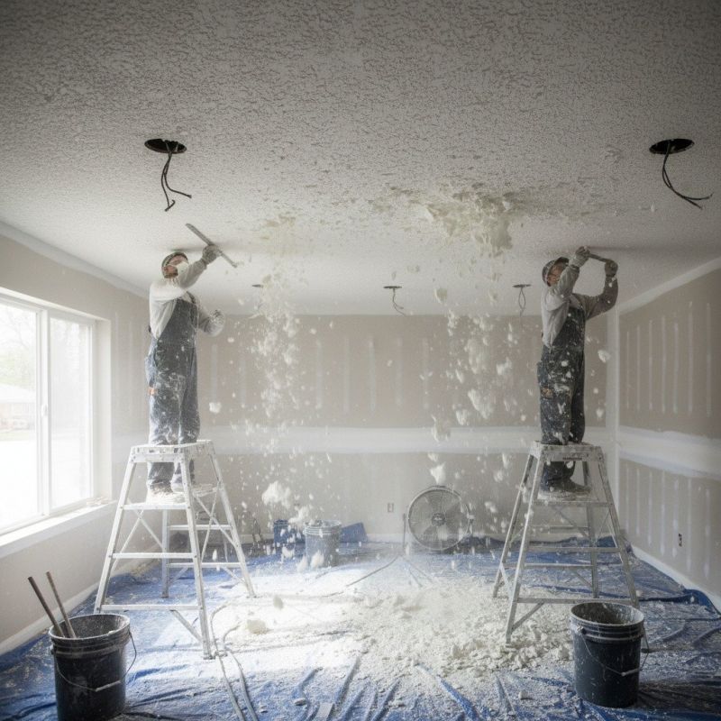 Textured Ceiling Repair And Removal