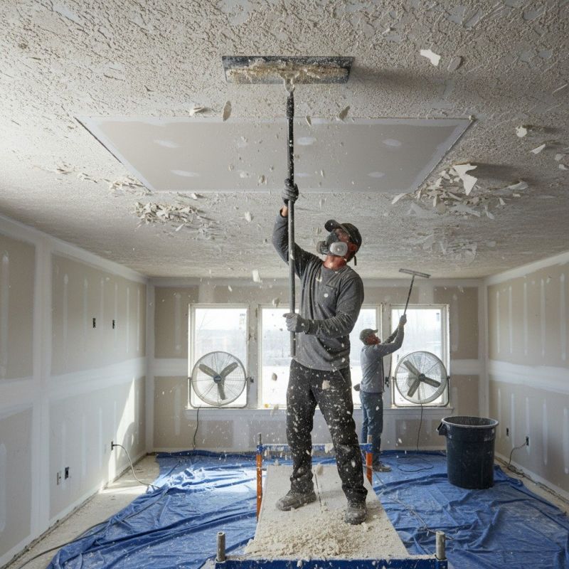 Textured Ceiling Repair And Removal