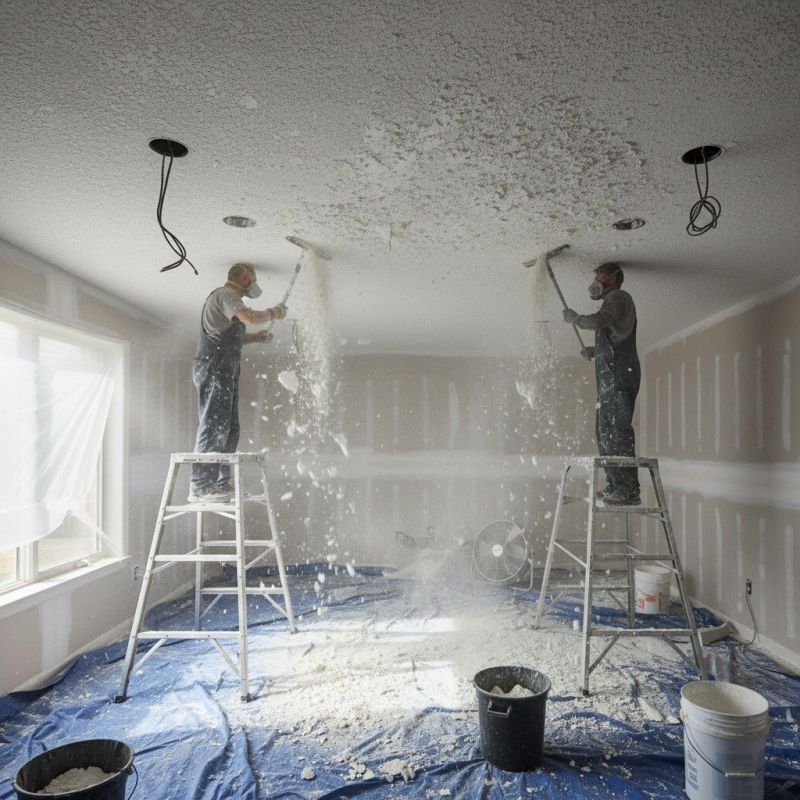 Textured Ceiling Repair And Removal